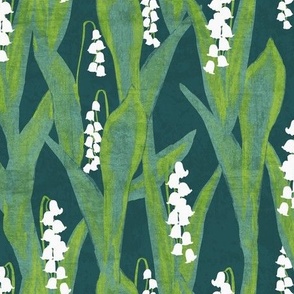 Muguet Fabric, Wallpaper and Home Decor | Spoonflower